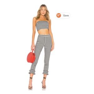 Lovers + Friends x Revolve Patterson Checker Pant